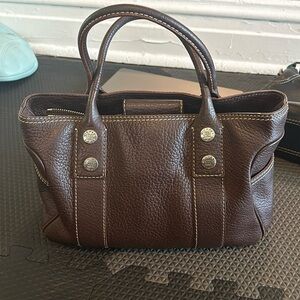 Michael Kors Pebbled Brown Handbag
